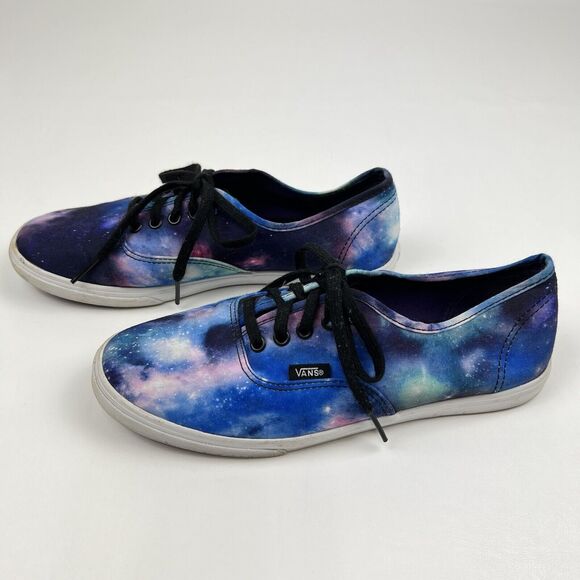 VANS Cosmic Space Galaxy Sneakers Shoes Lace Up Low Rise Unisex Old Skool US 8.5 - Picture 4 of 9